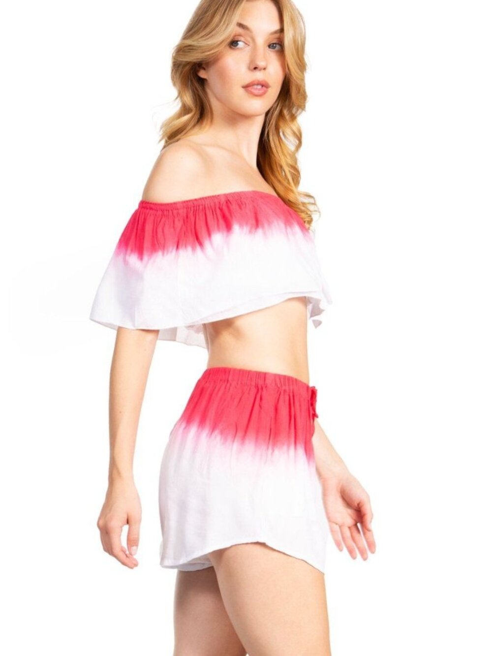 Just From Bali Women’s Tie Dye 2-Piece Set Free Size (S-L)